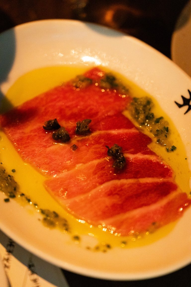 Uno de los platos de la cena benéfica